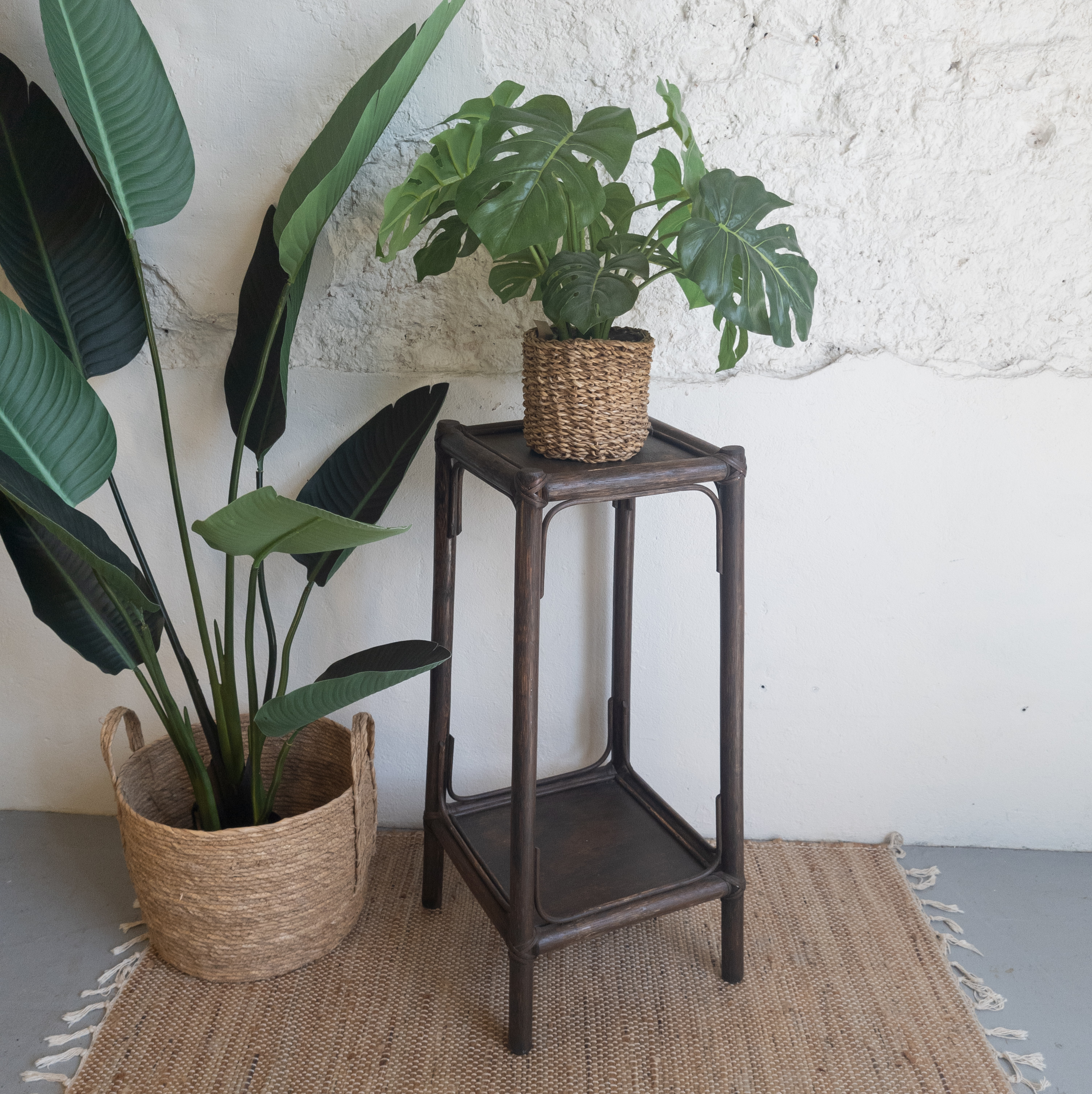 Vintage plantentafel voor een natuurlijke in
